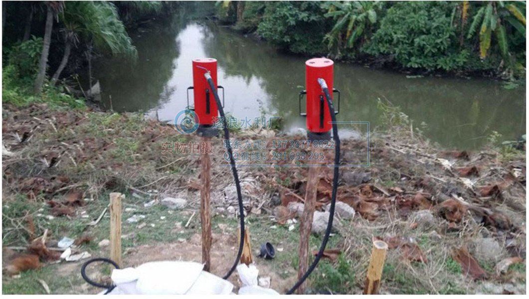 多功能气动打桩机特别适用于汛前汛后堤坝加固、抗洪抢险决口封